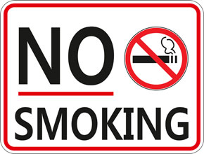 Табличка No smoking