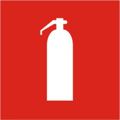 Пожарная табличка «огнетушитель»
