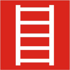 Пожарная табличка «пожарная лестница»