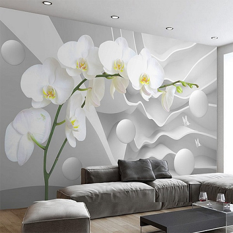 Фотообои цветы на стену