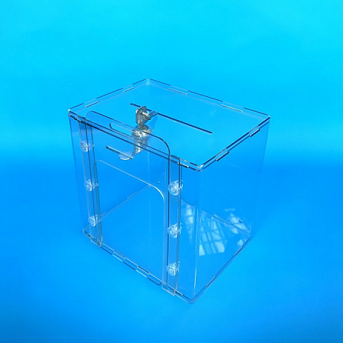 Переносной ящик для голосования 15х15х10 см